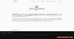 Desktop Screenshot of onlinepredigt.de